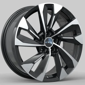 RTX Wheels – MZ03 – Black – 17″x7″ 40mm – All weather Wheels – 083551